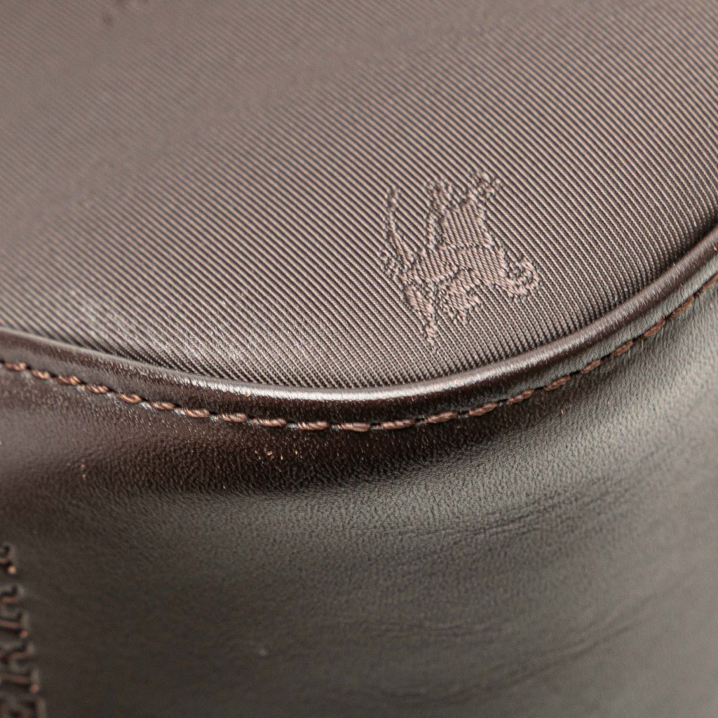 Burberry Jacquard and Leather Knight Crossbody - Image 10