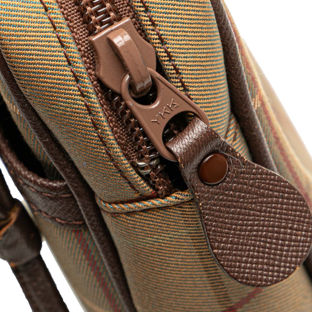 Burberry Vintage Check Canvas Crossbody - Image 10