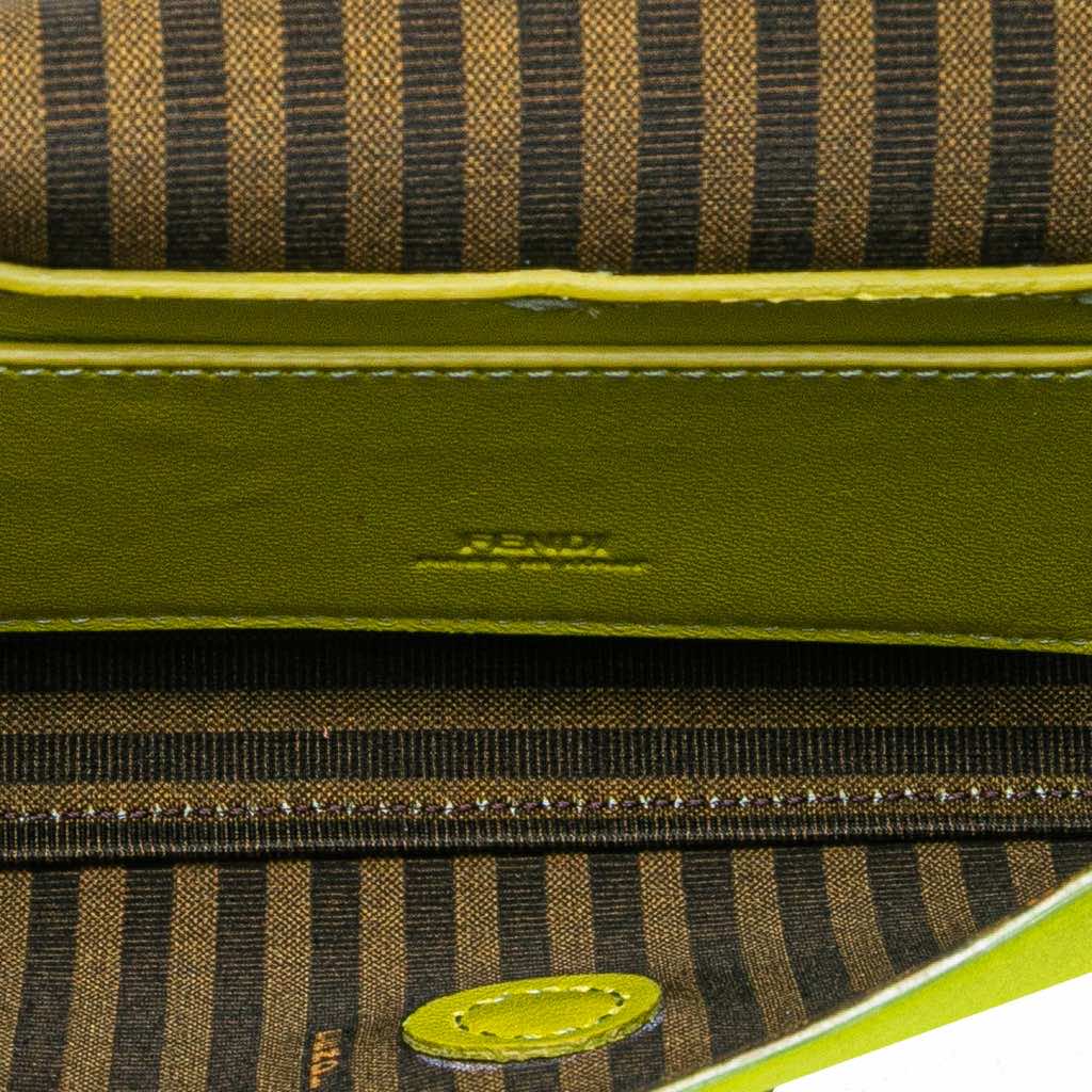 Fendi Silk Baguette Phone Pouch Satchel - 4