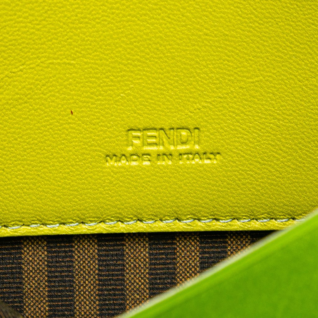 Fendi Silk Baguette Phone Pouch Satchel - 5