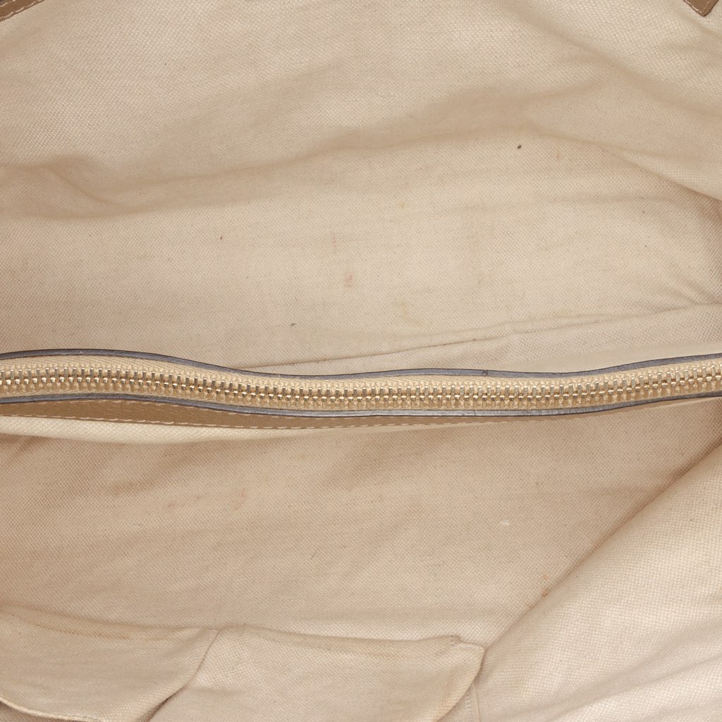 Gucci Metallic Grained Leather Bella Tote - 4