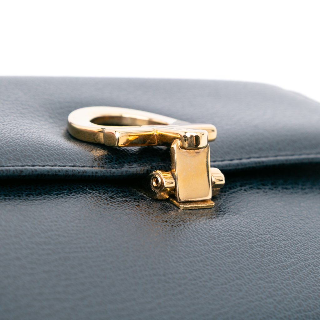 Salvatore Ferragamo Leather Gancini Clutch - Detail 1