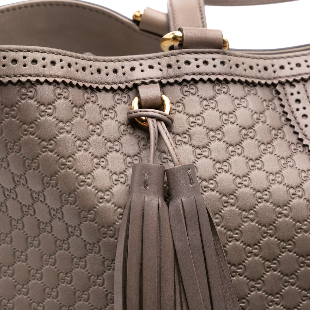 Gucci Large Microguccissima Brogue Duilio Tote - Image 12