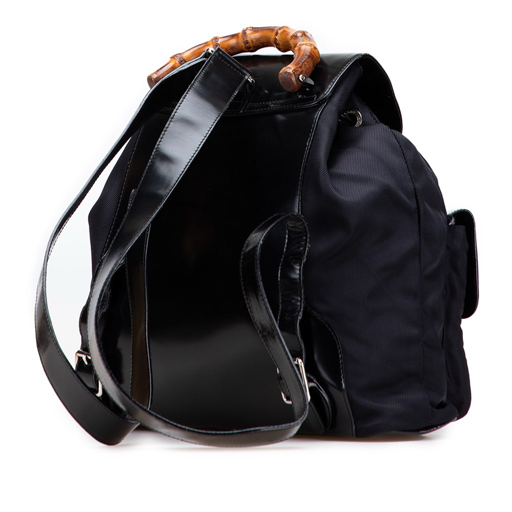 Gucci Nylon Bamboo Backpack - 2