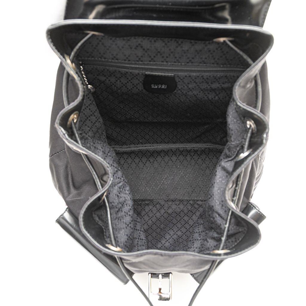 Gucci Nylon Bamboo Backpack - 4