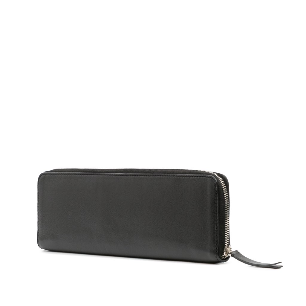 Balenciaga Leather Logo Clutch - 2