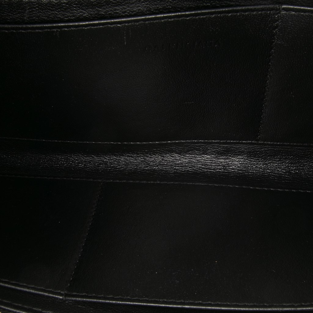 Balenciaga Leather Logo Clutch - 4