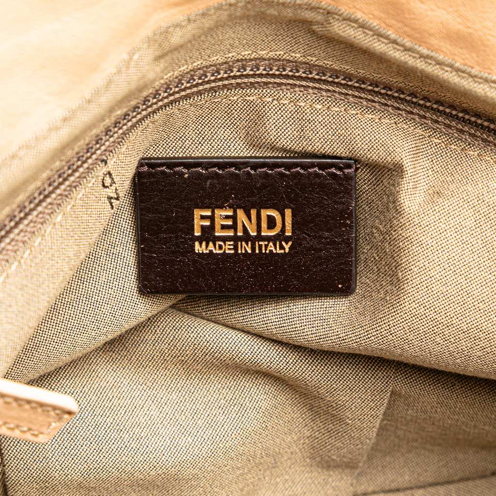 Fendi Leather Mia Flap Shoulder Bag - 5