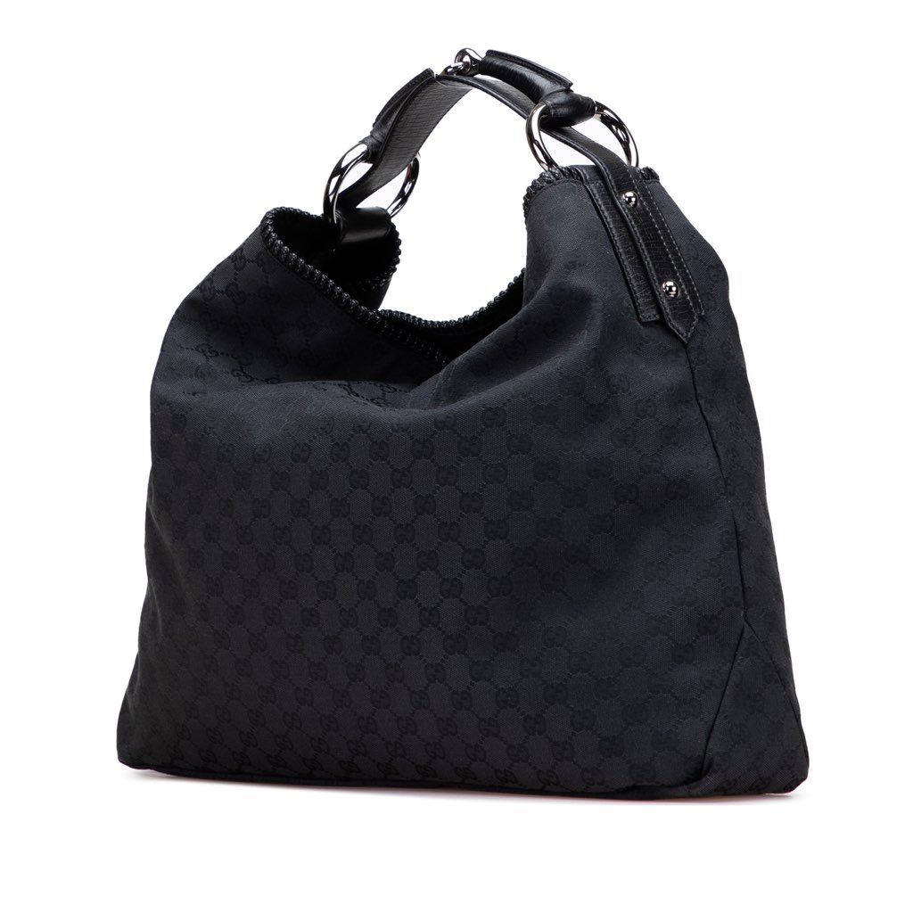 Gucci Large GG Canvas Horsebit Hobo - 2