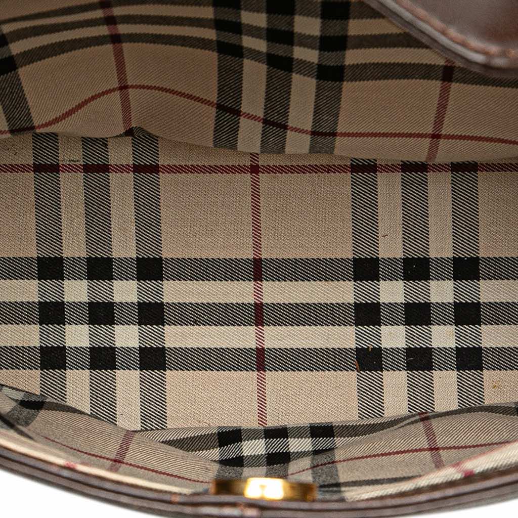 Burberry Leather Tote - 4