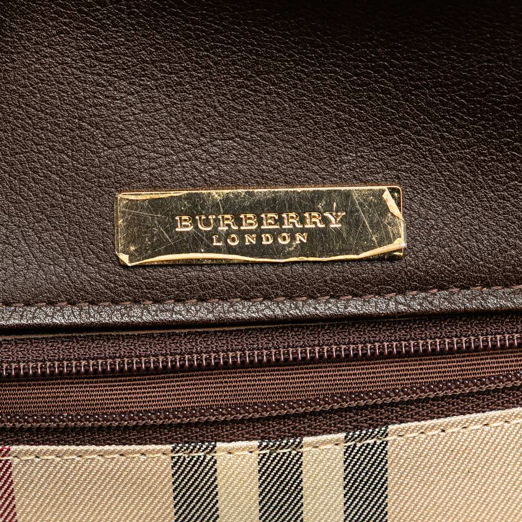 Burberry Leather Tote - 5