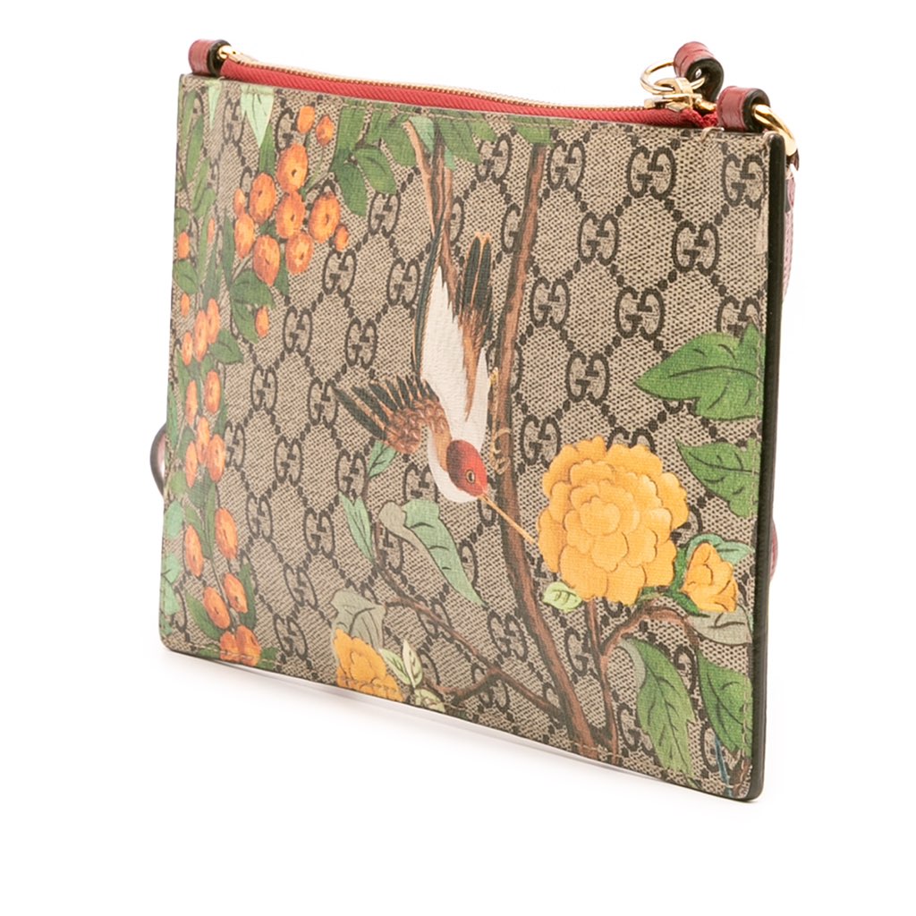 Gucci GG Supreme Bengal Double Zip Pochette - 2