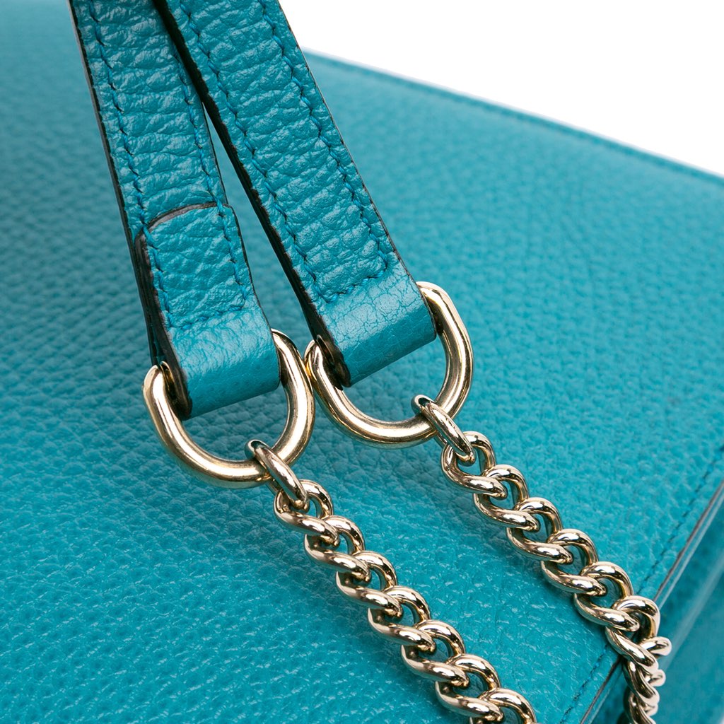 Gucci Medium Dollar Calfskin Interlocking G Crossbody - Image 12