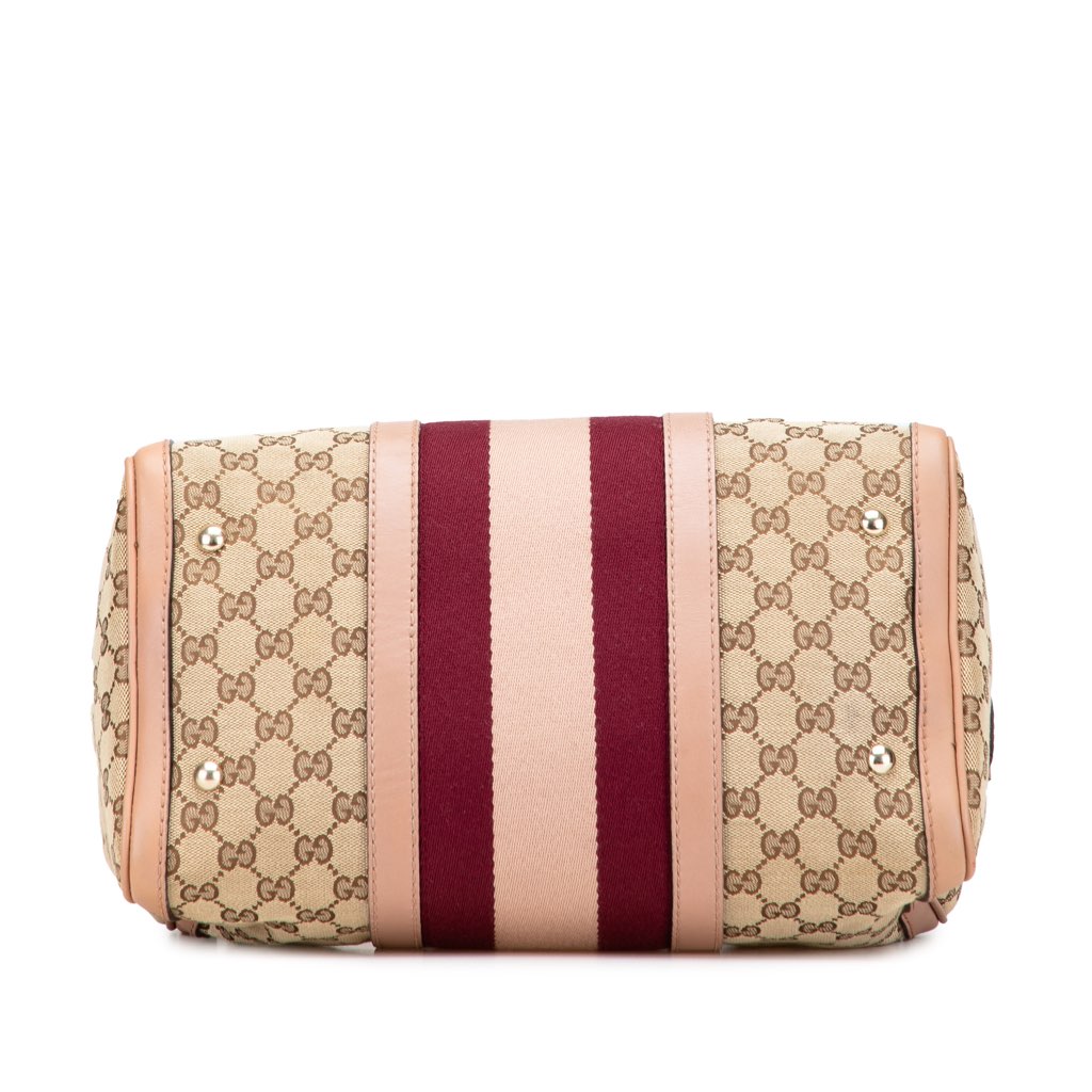 Gucci Medium GG Canvas Web Joy Boston Bag - 3