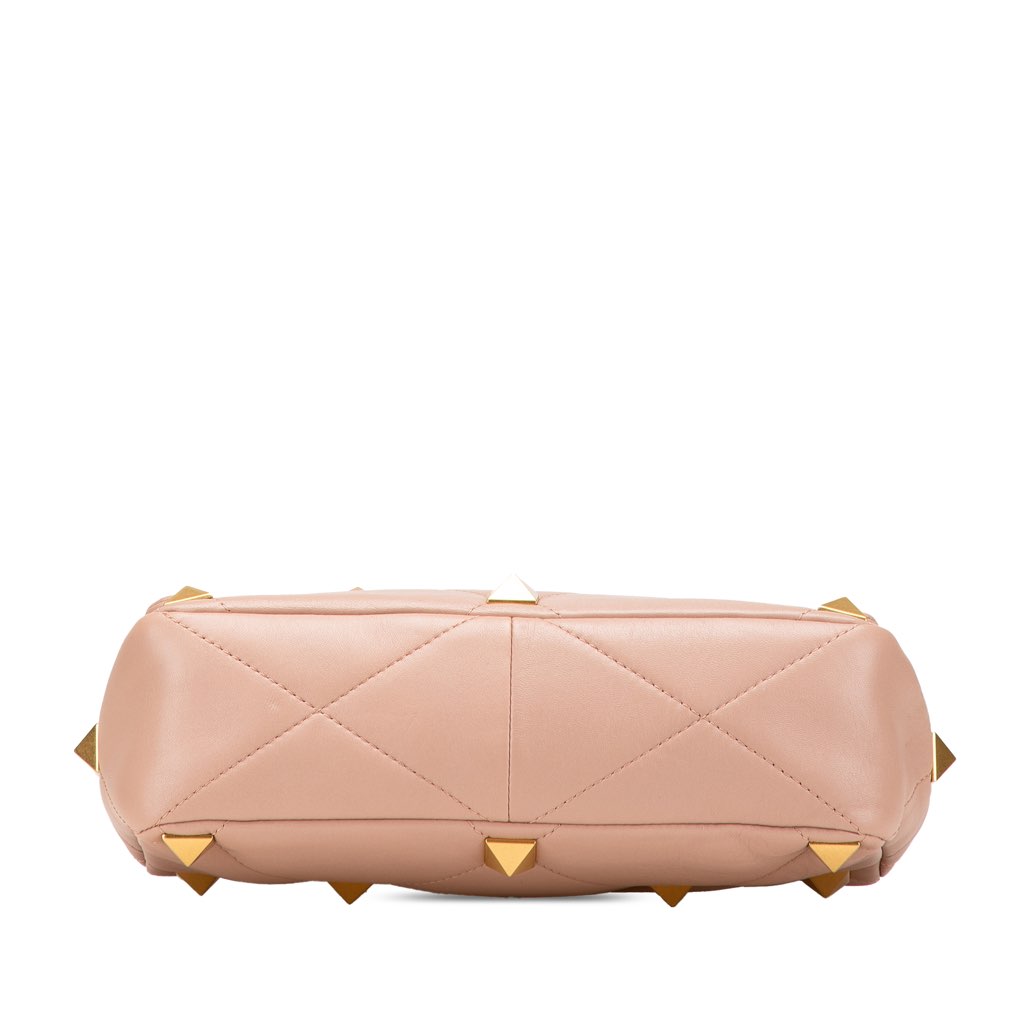 Valentino Large Nappa Roman Stud Satchel - 3