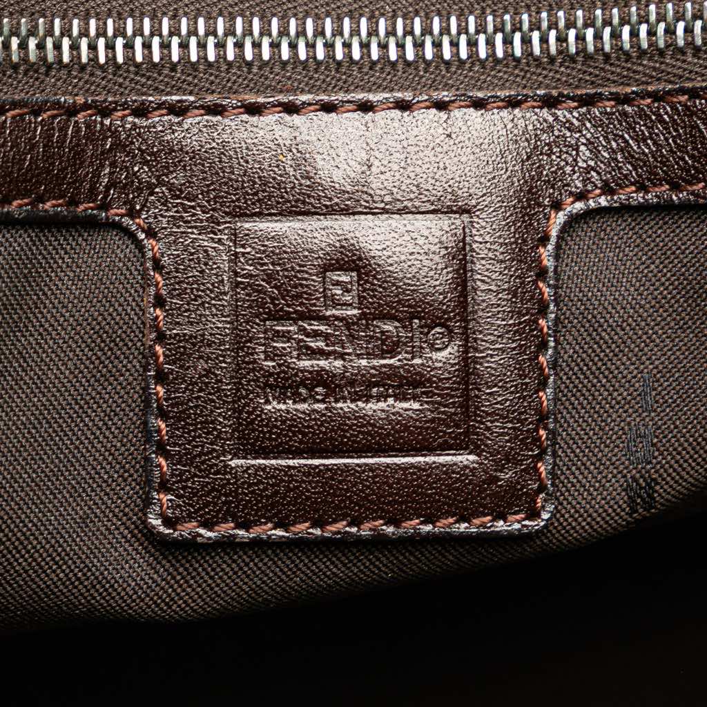 Fendi Small Zucca Canvas Twins Tote - Side view