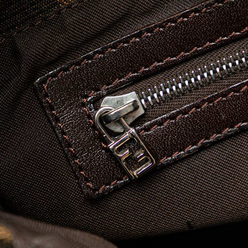 Fendi Small Zucca Canvas Twins Tote - Detail 2