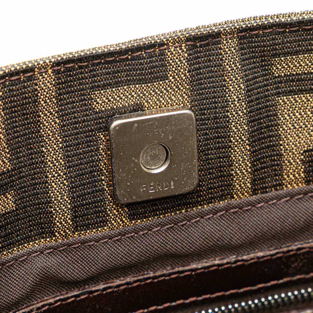 Fendi Small Zucca Canvas Twins Tote - Image 10