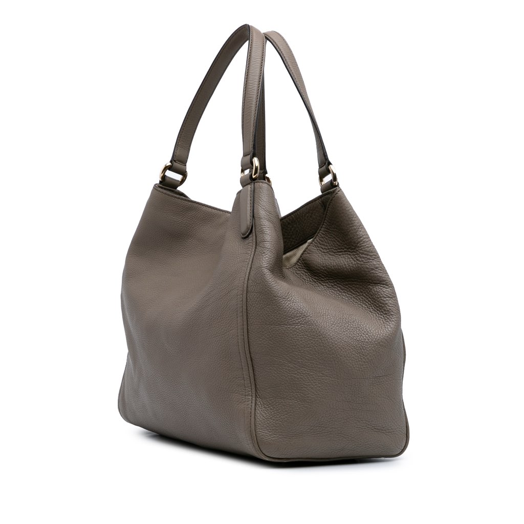 Gucci Medium Leather Soho Cellarius Tote - 2