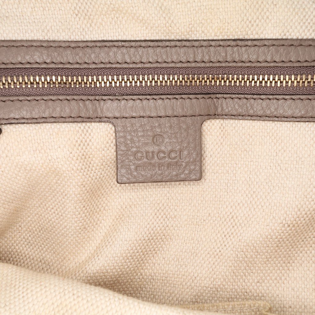 Gucci Medium Leather Soho Cellarius Tote - 5