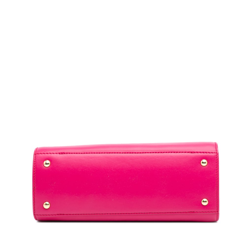 Salvatore Ferragamo Leather Thalia Top Handle Bag - 3