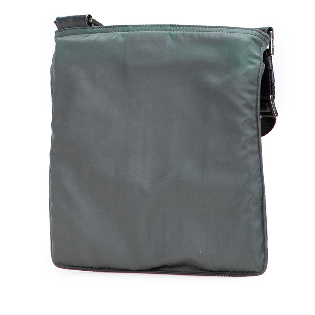 Prada Tessuto Zip Top Crossbody - Back view