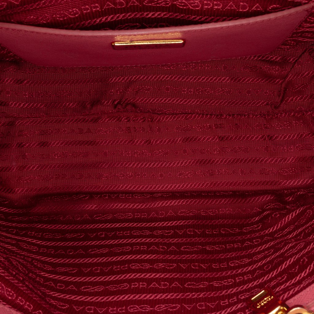 Prada Bicolor Saffiano Lux Satchel - 4