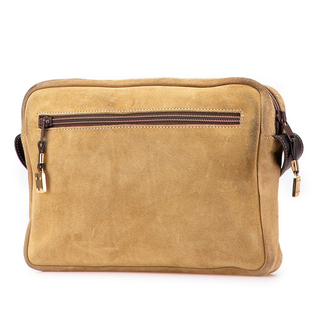 Loewe Anagram Suede Crossbody - 2