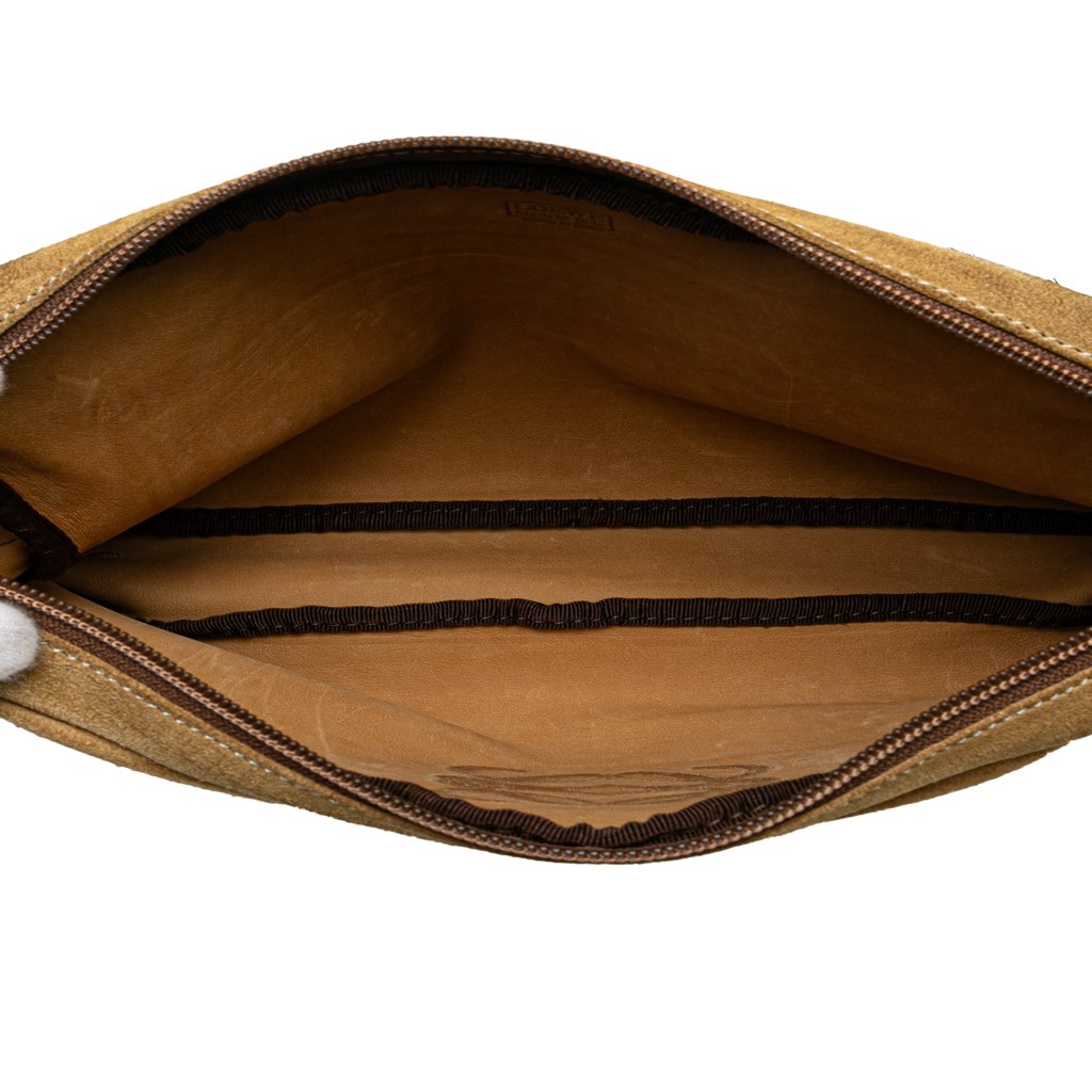 Loewe Anagram Suede Crossbody - 4