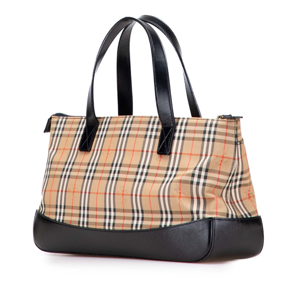 Burberry Haymarket Check Canvas Tote - 2