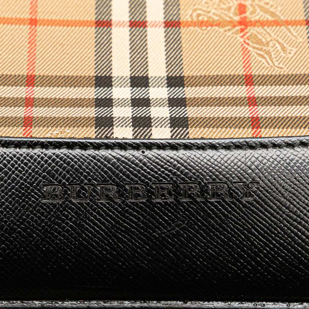 Burberry Haymarket Check Canvas Tote - 5