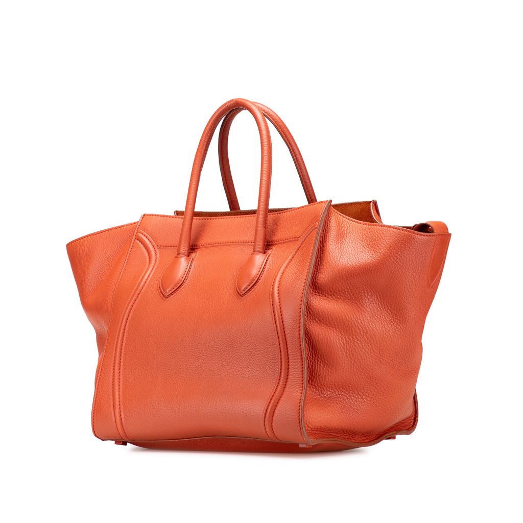 Celine Medium Leather Phantom Luggage Tote - 2