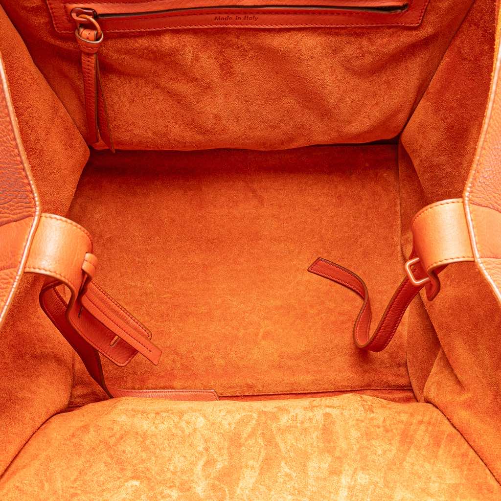 Celine Medium Leather Phantom Luggage Tote - 4