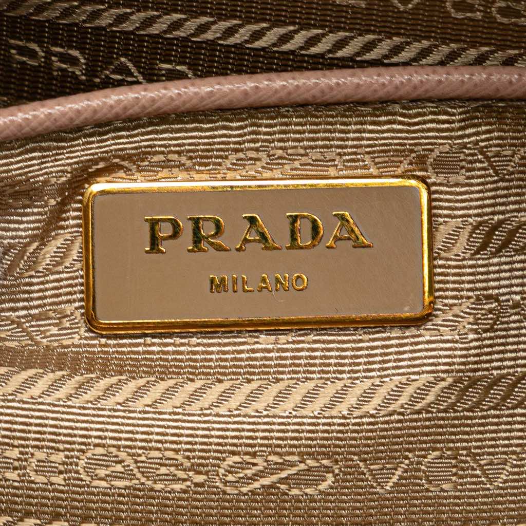 Prada Medium Saffiano Lux Promenade Satchel - Side view
