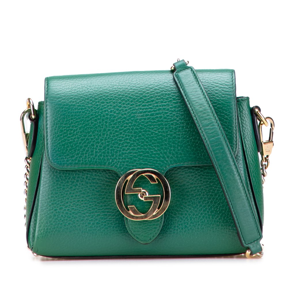 Gucci Small Dollar Calfskin Interlocking G Crossbody