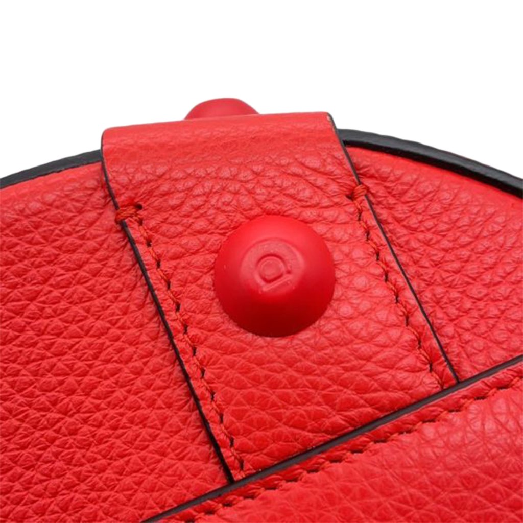 Salvatore Ferragamo Leather Cage Bucket Bag - Image 13