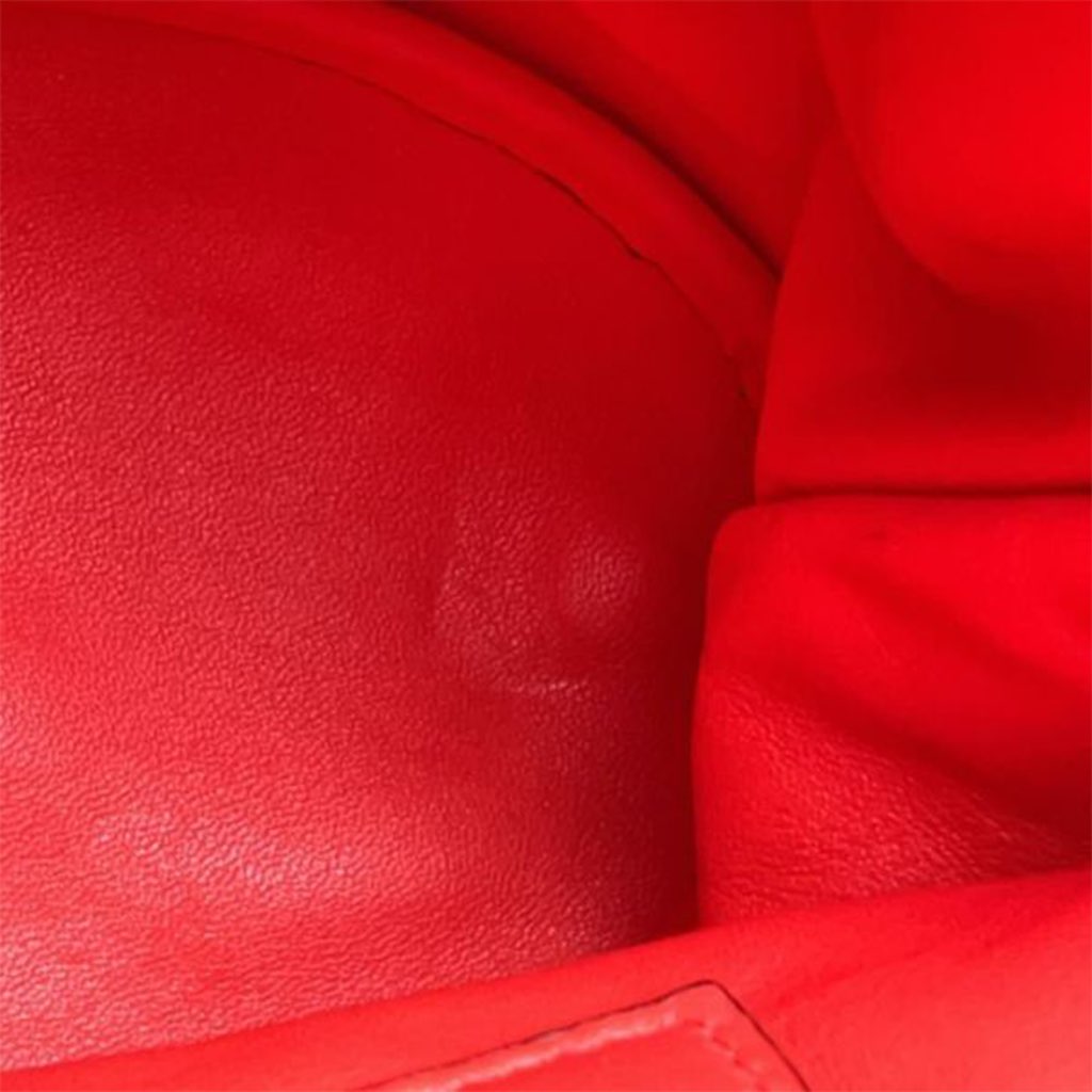 Salvatore Ferragamo Leather Cage Bucket Bag - Image 10