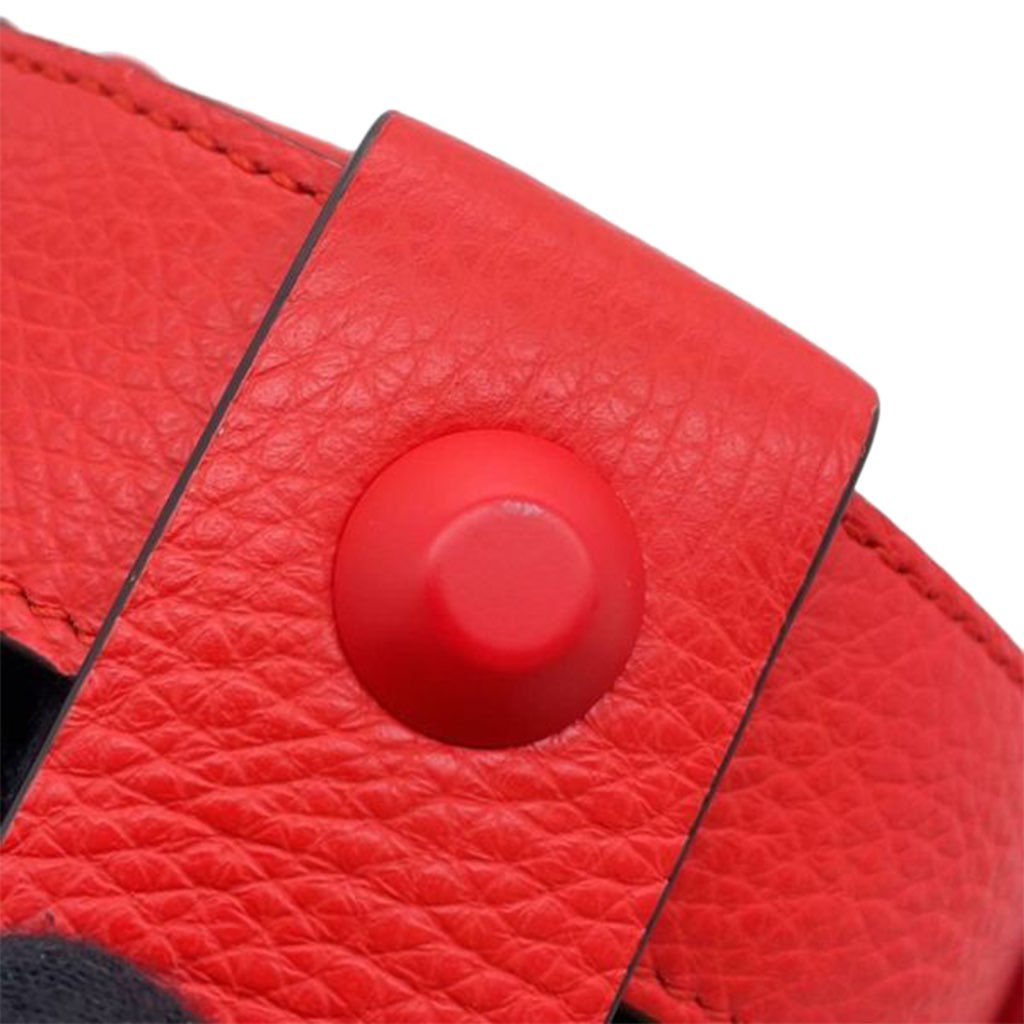 Salvatore Ferragamo Leather Cage Bucket Bag - Image 12