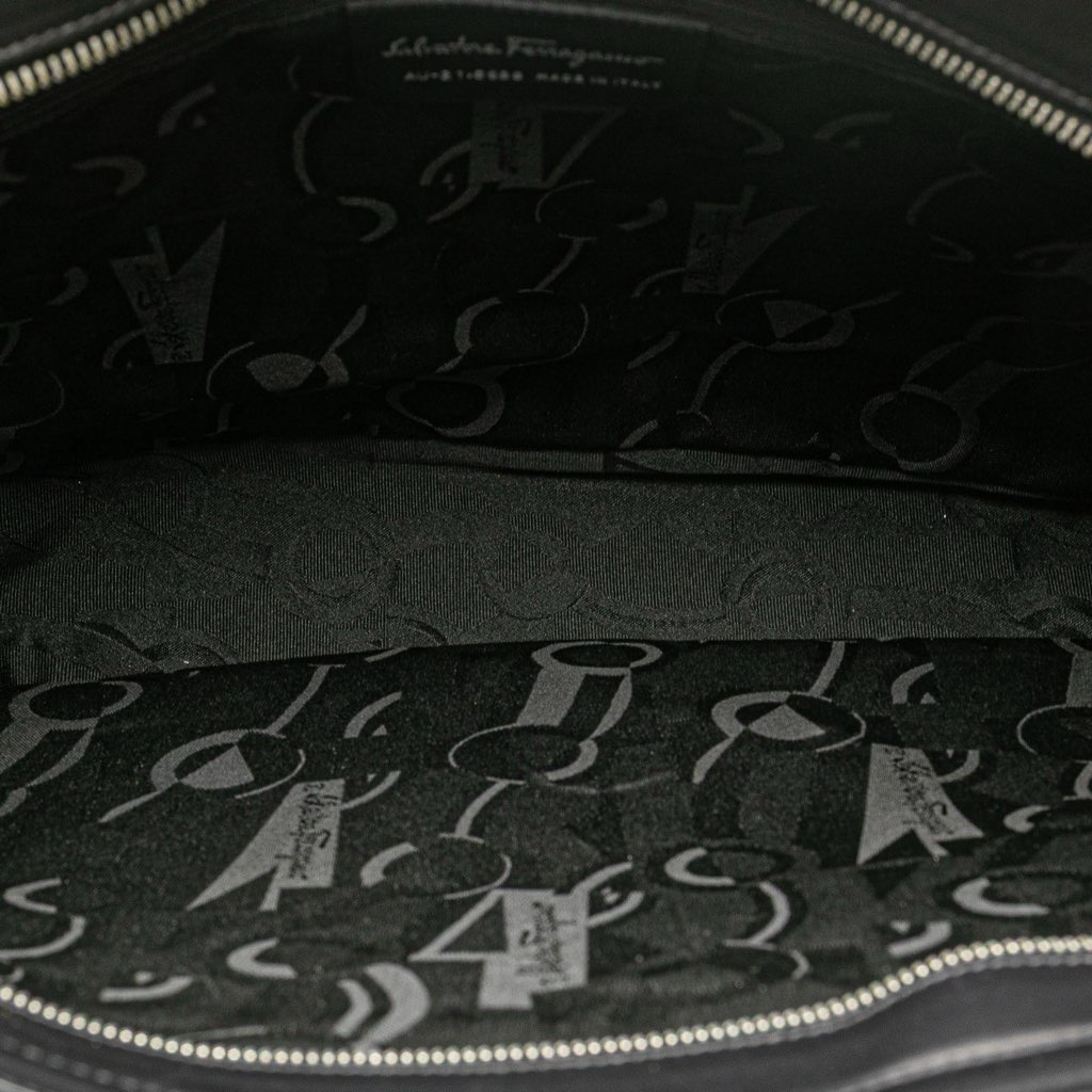 Salvatore Ferragamo Nylon Tiered Grosgrain Tote - 4