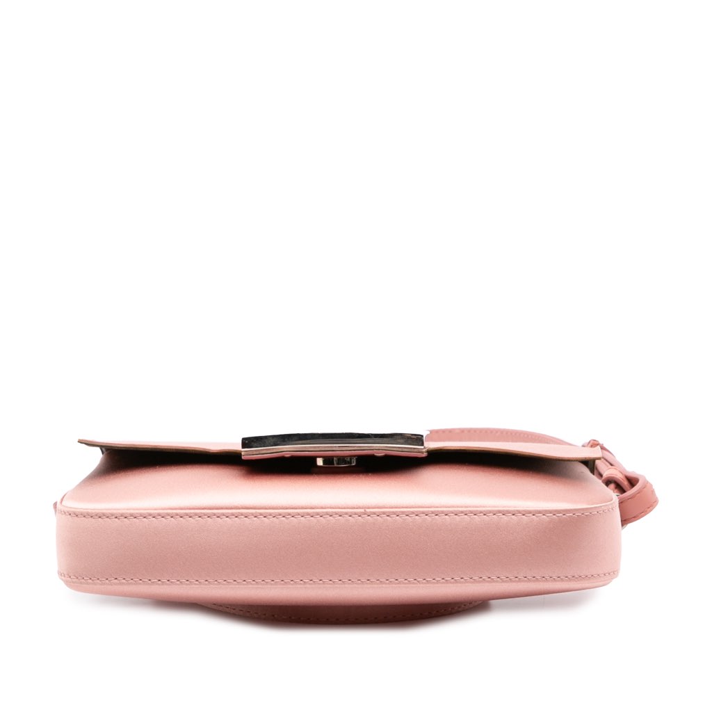 Fendi Silk Baguette Phone Pouch Satchel - 3