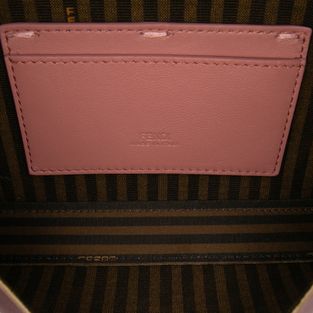 Fendi Silk Baguette Phone Pouch Satchel - 4