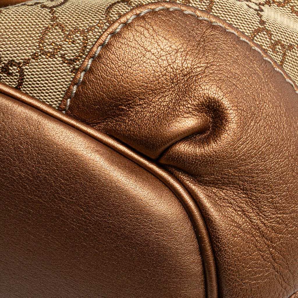 Gucci GG Canvas Sukey Satchel - Image 11