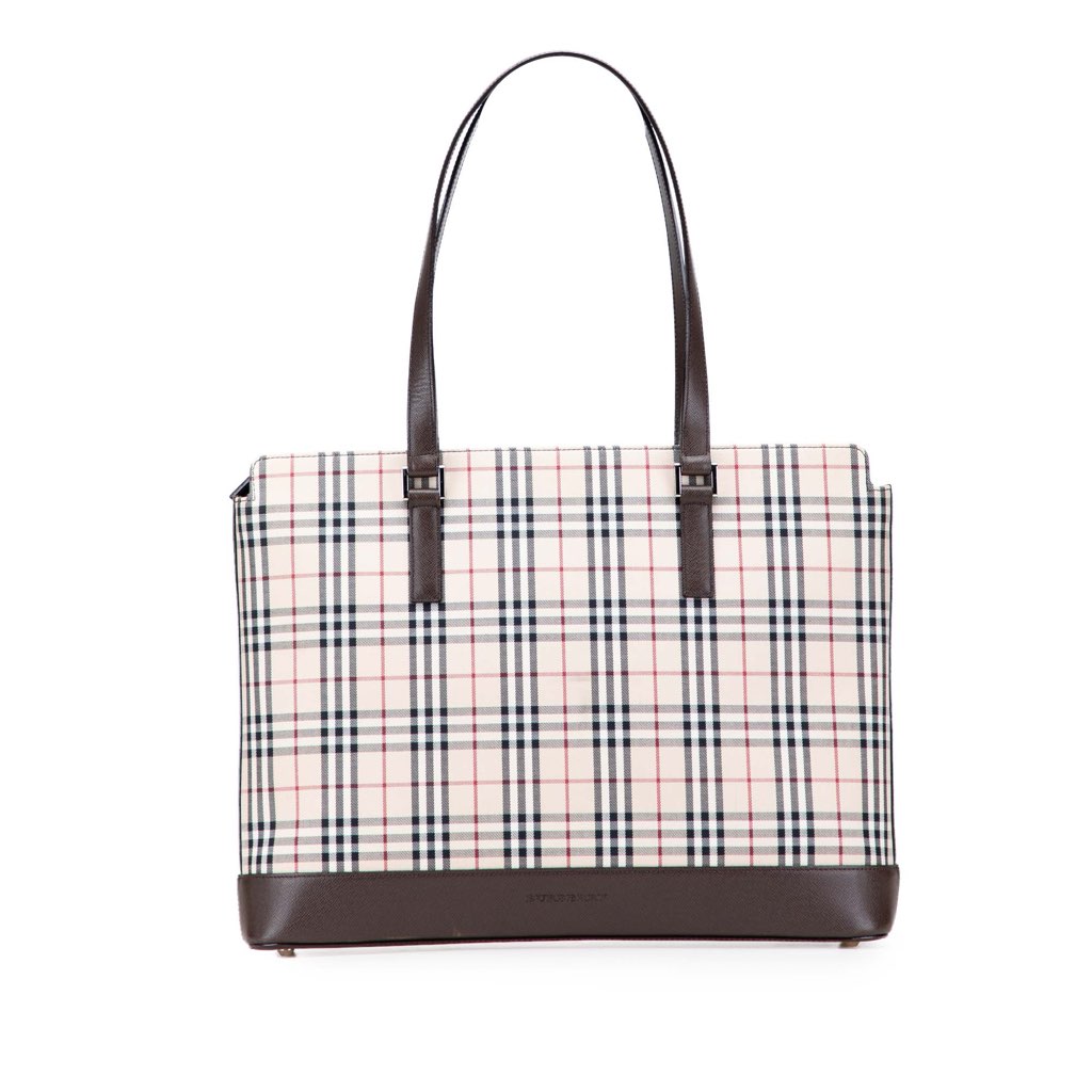 Burberry House Check Canvas Tote
