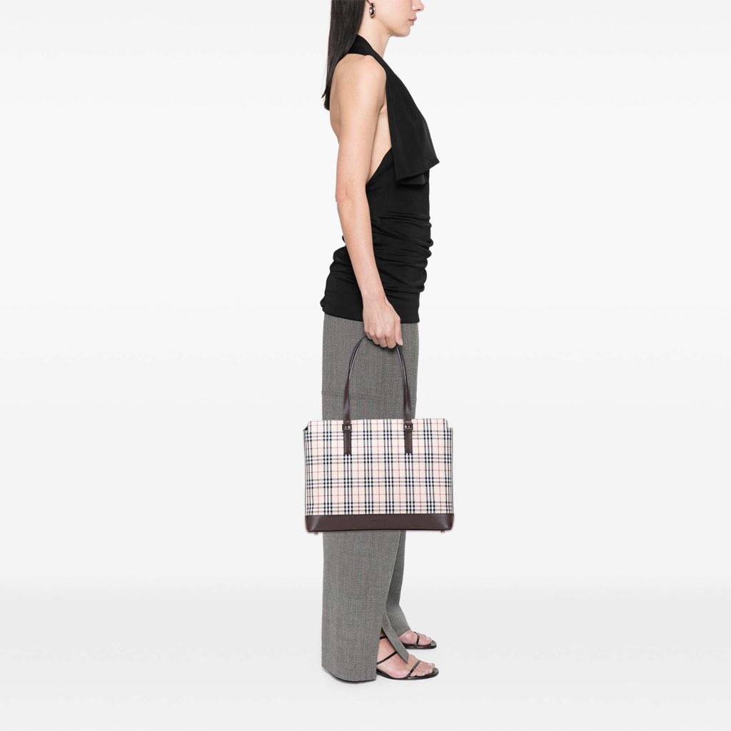 Burberry House Check Canvas Tote - Image 13