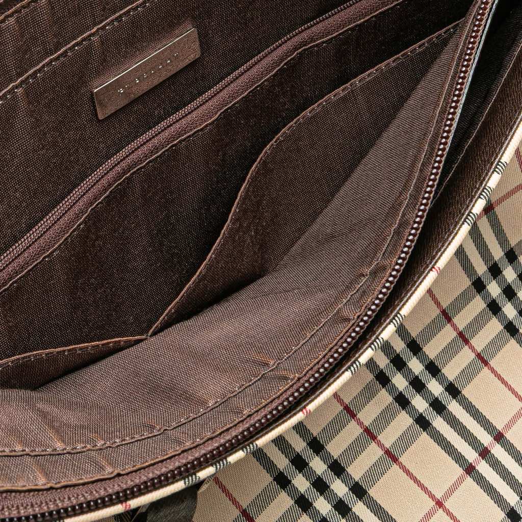 Burberry House Check Canvas Tote - Side view