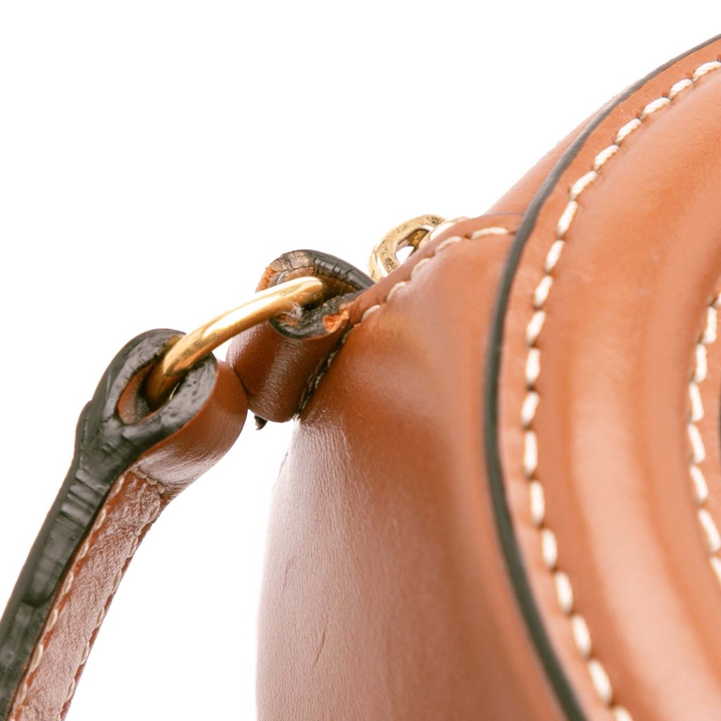 Celine Small Calfskin Cuir Triomphe Oval Crossbody - Image 13