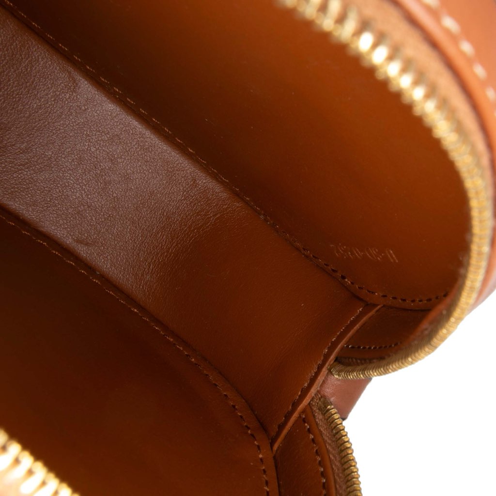 Celine Small Calfskin Cuir Triomphe Oval Crossbody - Side view