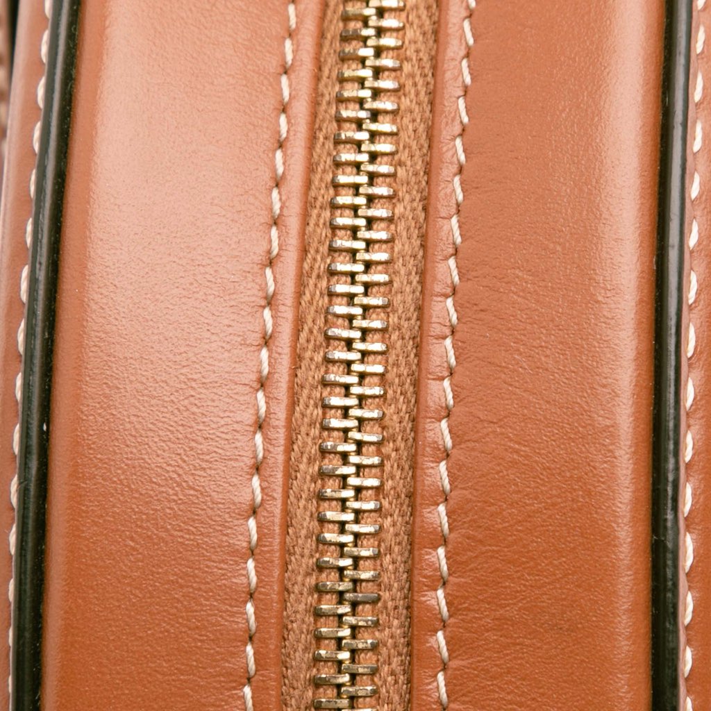 Celine Small Calfskin Cuir Triomphe Oval Crossbody - Detail 1