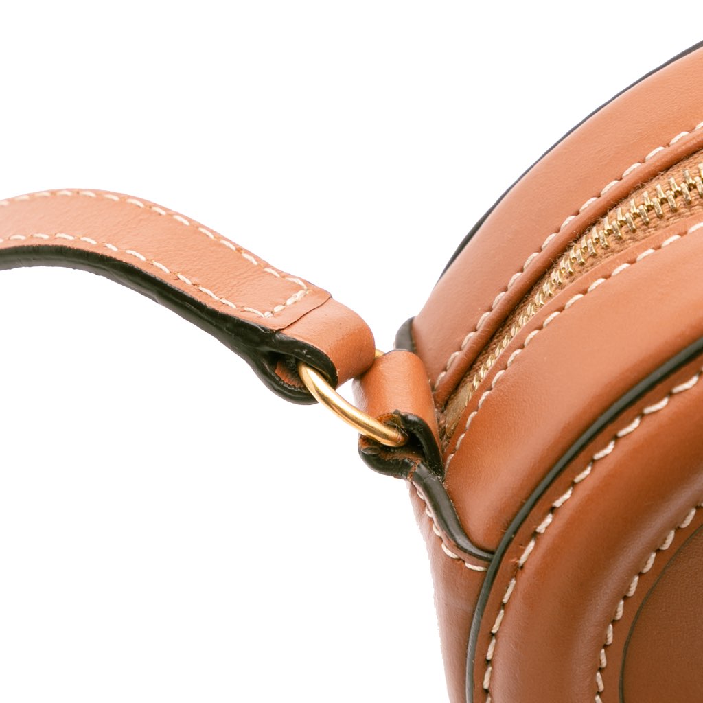 Celine Small Calfskin Cuir Triomphe Oval Crossbody - Image 12