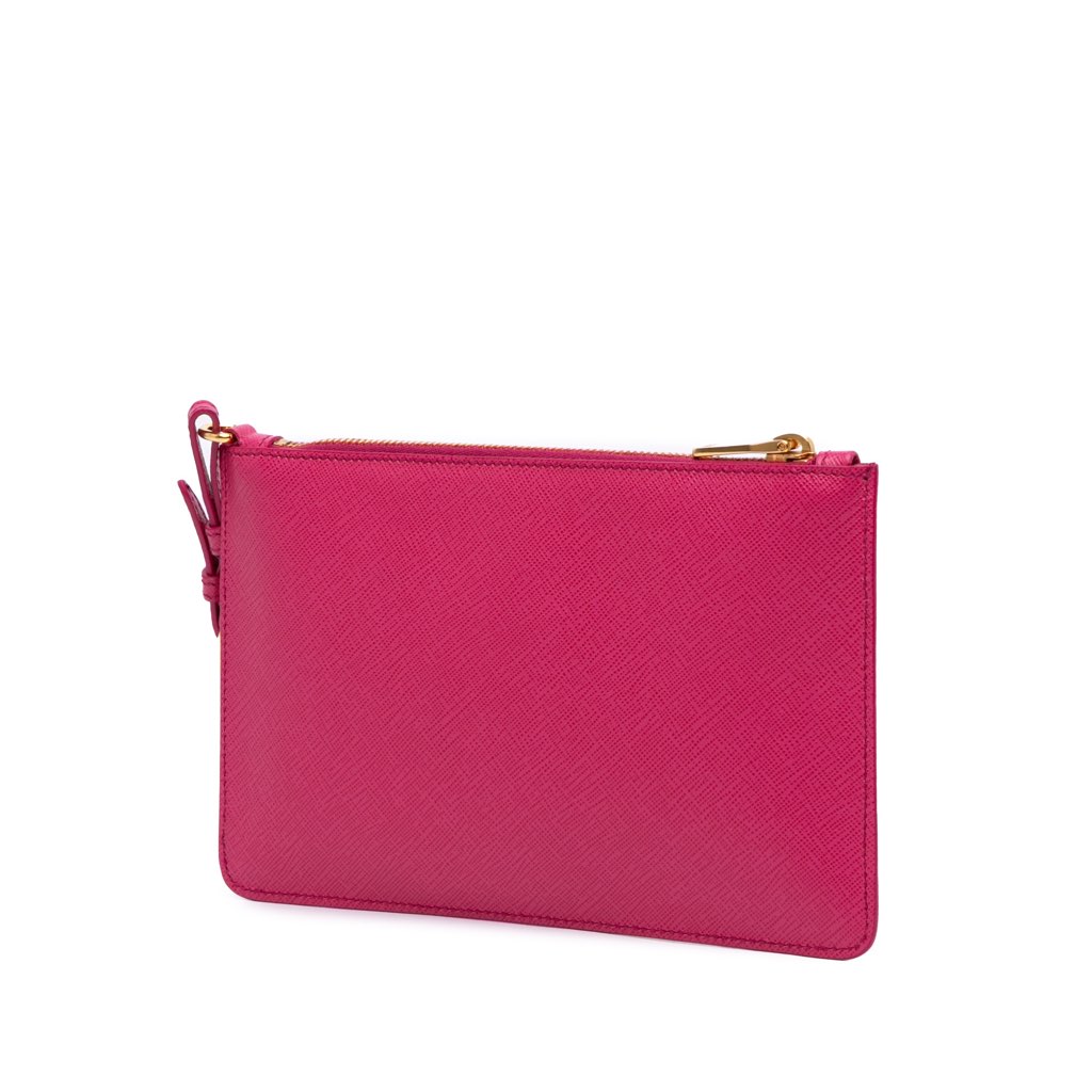 Prada Saffiano Zip Pouch - 2